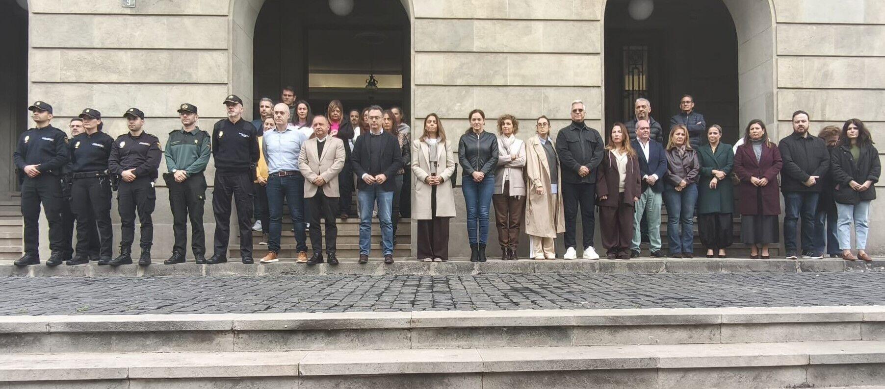 Schweigeminute in Santa Cruz de Tenerife