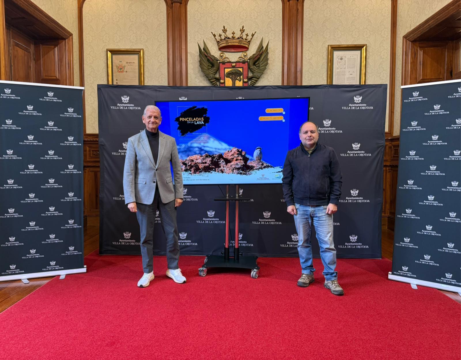 Pinceladas en la lava, Präsentation