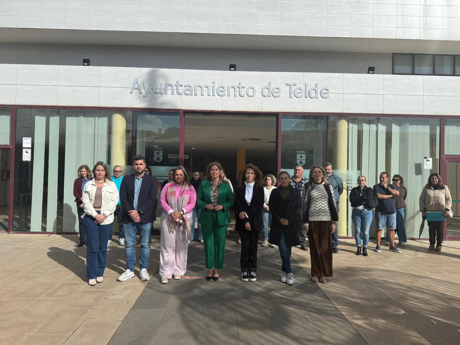 Schweigeminute in Telde