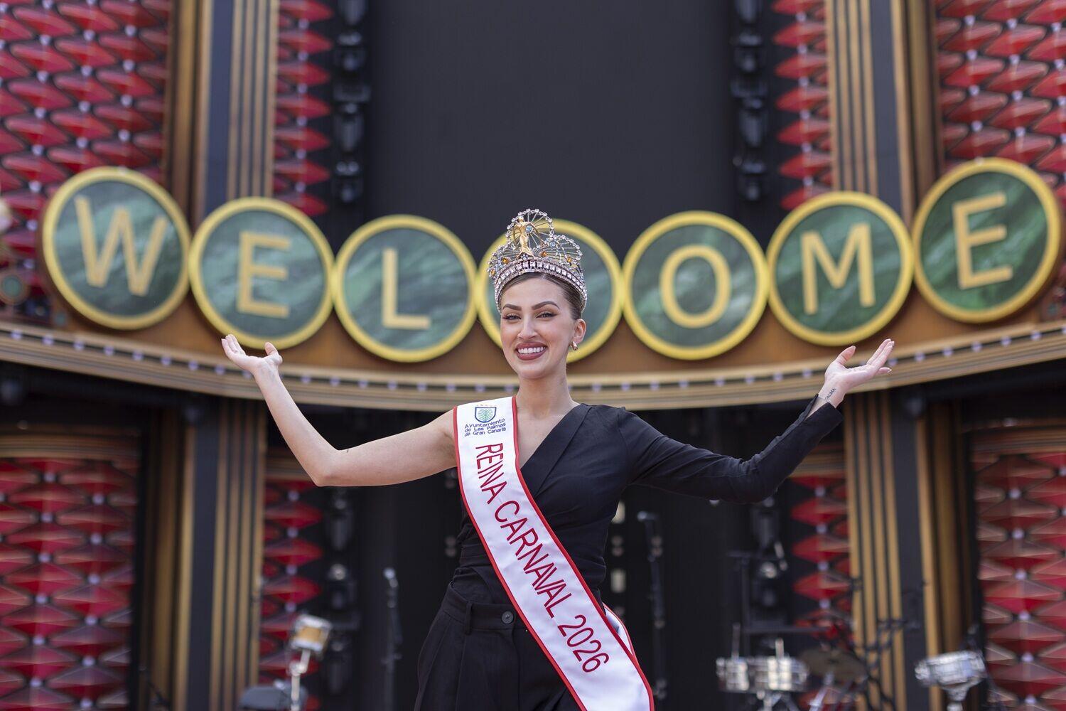 Carla Benítez, Karnevalskönigin von Las Palmas