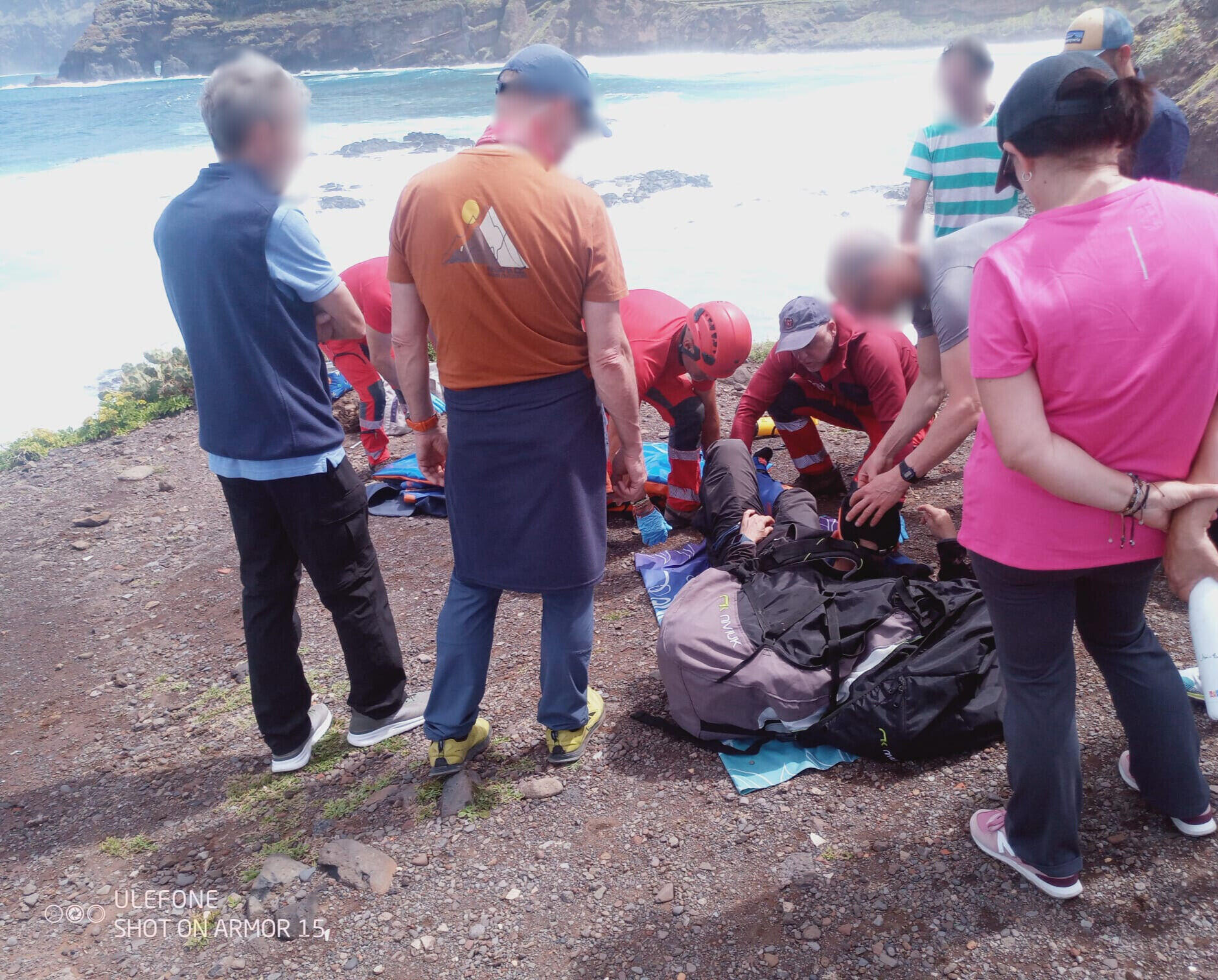 Rettung in Punta de Hidalgo