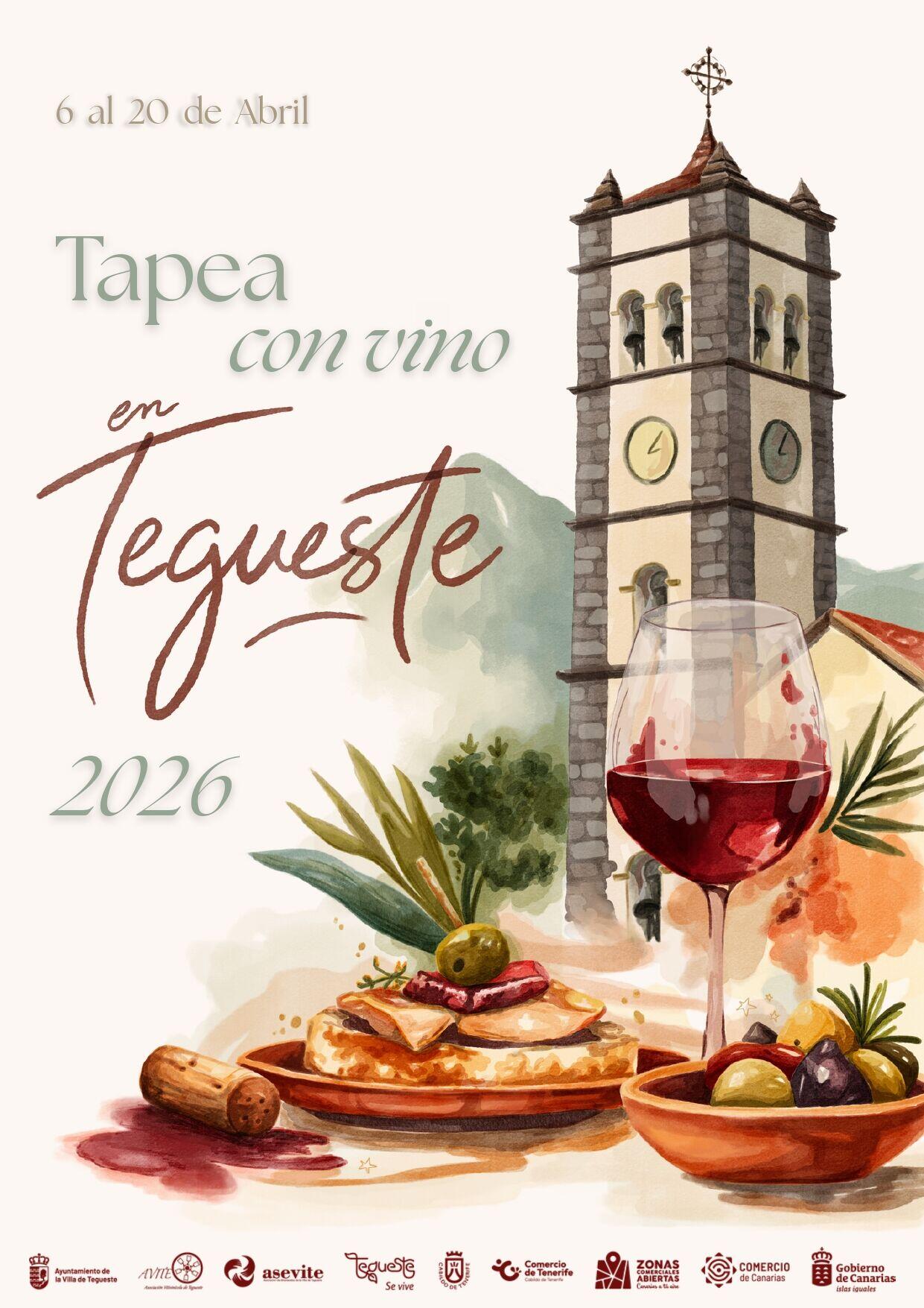 Plakat zu Tapea con Vino en Tegueste 2026