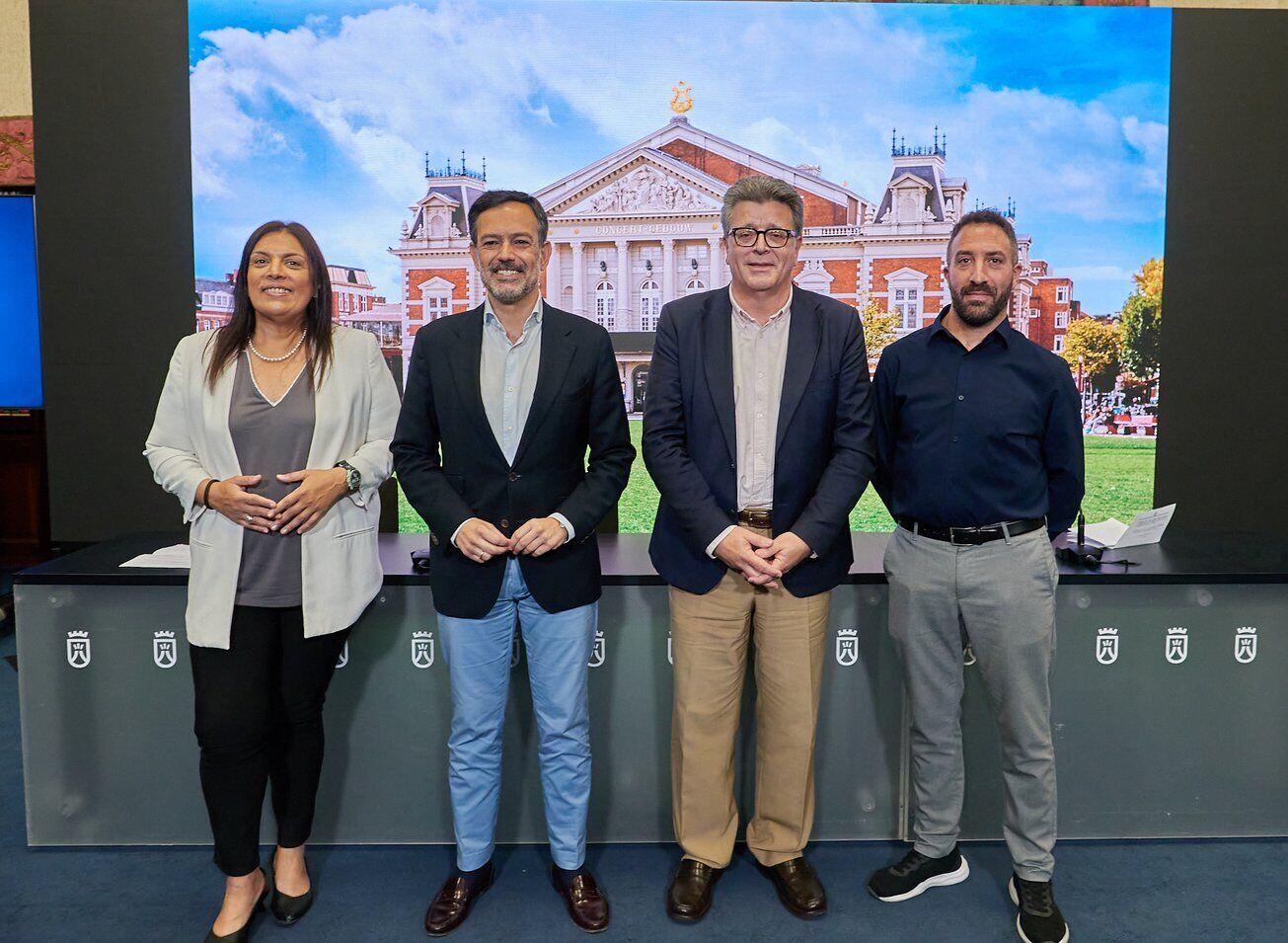 Präsentation des Konzerts der Sinfónica de Tenerife im Salón Noble